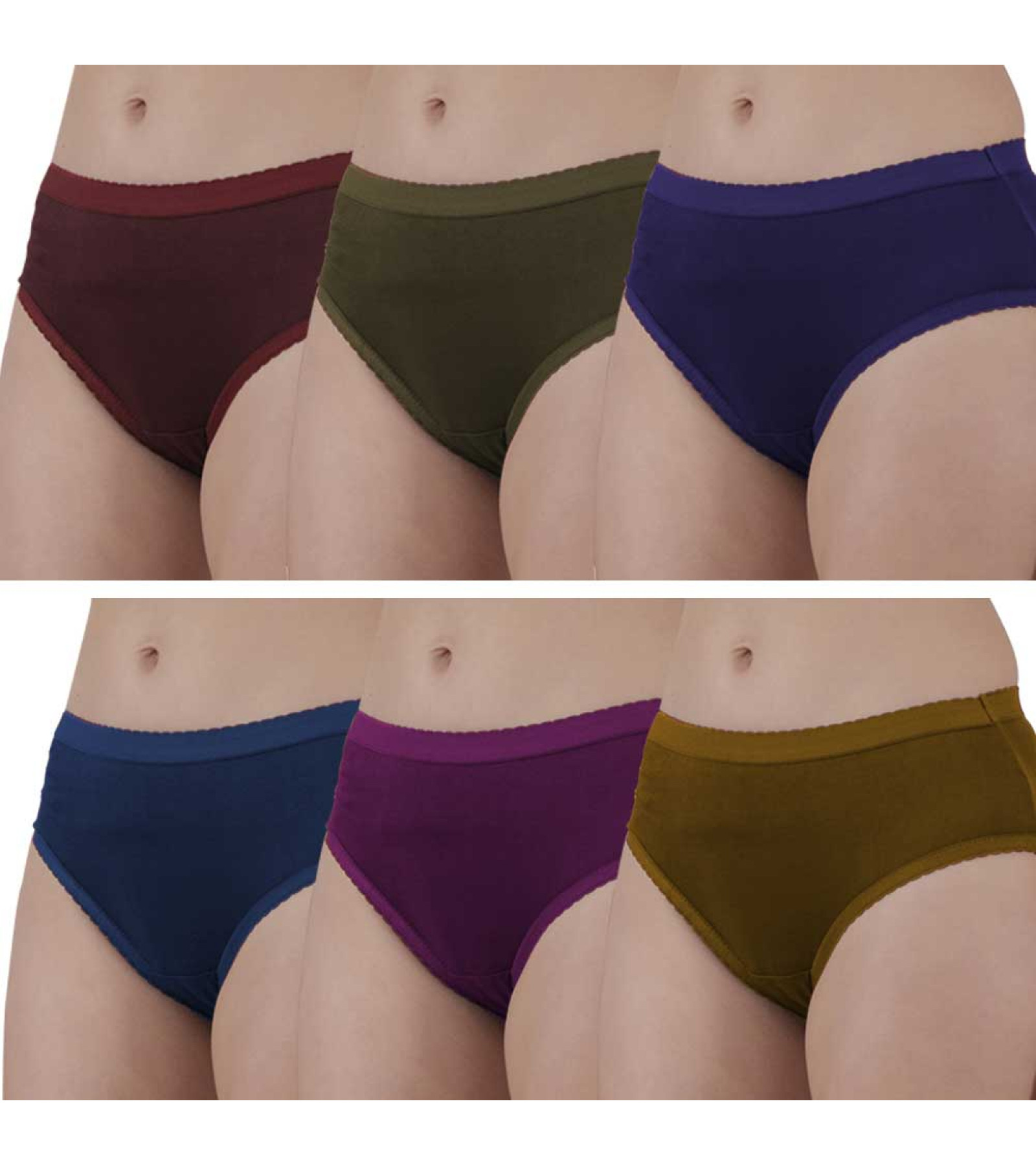 All Week Teen Panty Combo (Pack of 6)