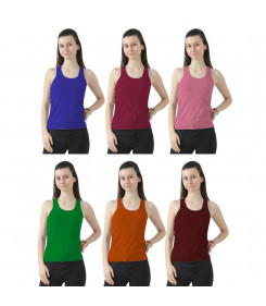 Girls Camisole Slips made of pure Cotton Multicolor Girls Innerwear Pack Of  5